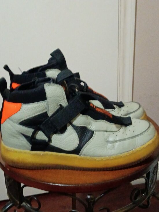 Nike Other - Size 11 - Nike Air Force 1 Utility Mid Spruce Fog / Rare High top Air Force Ones